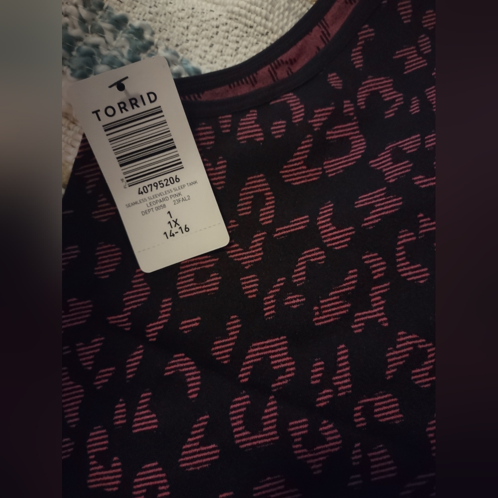 NWT two Torrid sleep tanks with nice stretch